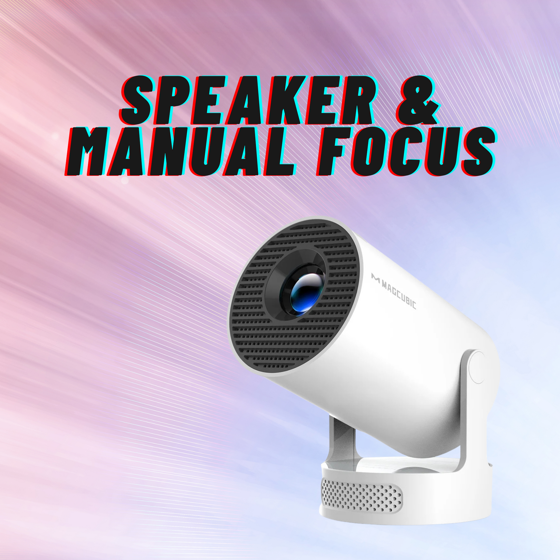 Riffora™ Ultra 4K Portable Projector with WiFi/BT/Speaker