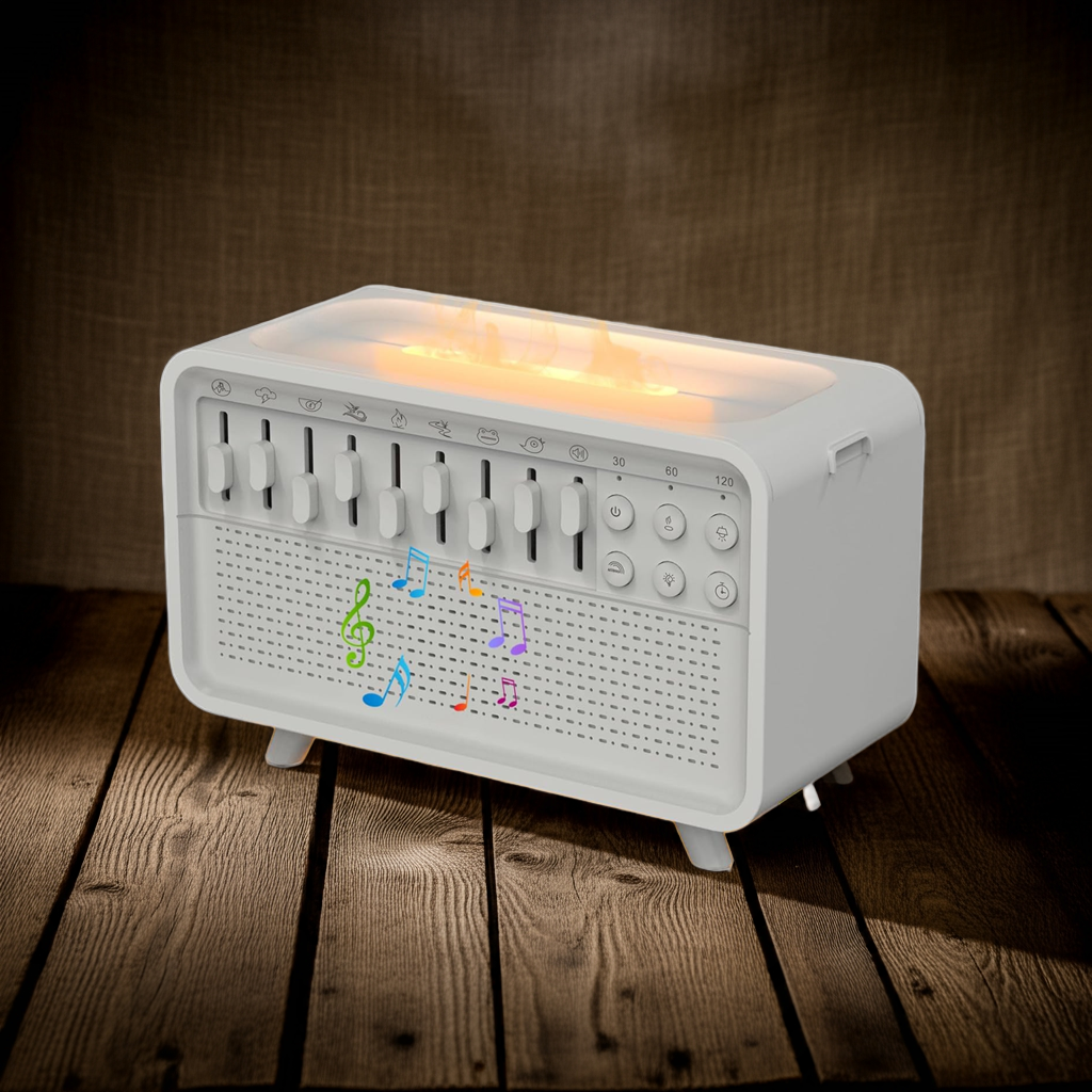 Riffora™ Bluetooth Speaker White Noise Sleep Night Light Humidifier