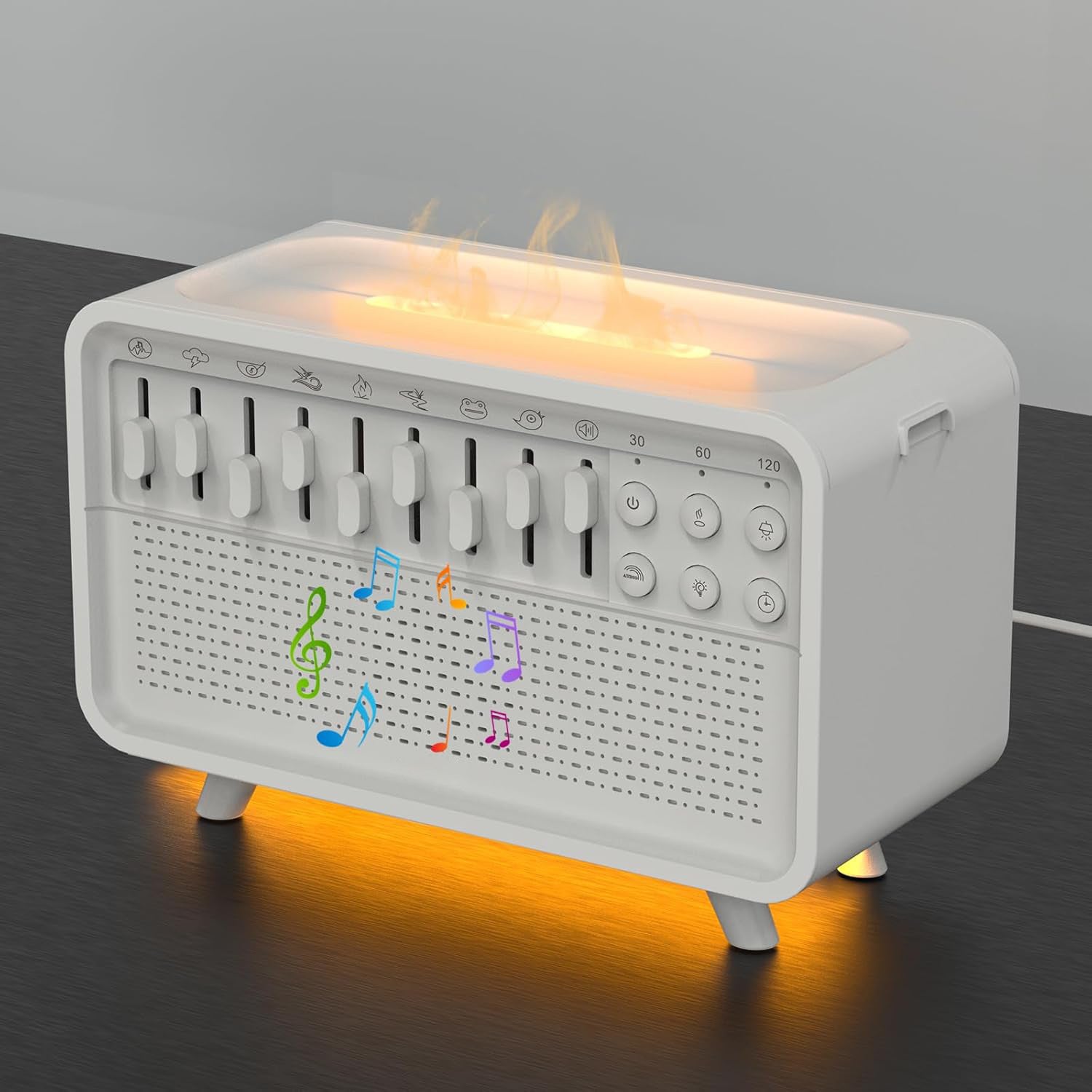 Riffora™ Bluetooth Speaker White Noise Sleep Night Light Humidifier