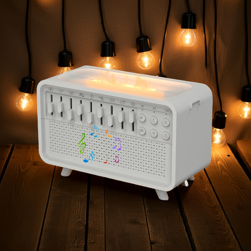 Riffora™ Bluetooth Speaker White Noise Sleep Night Light Humidifier